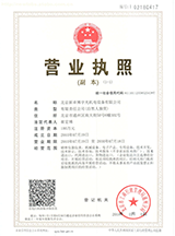 营业执照正本示例